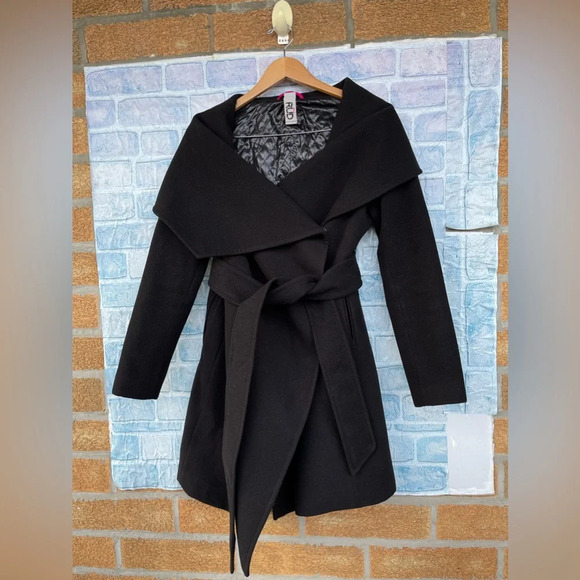 RUD by RUDSAK Trench Coat Notch Lapel  Coats Windproof Jackets Overcoat small - Picture 4 of 16